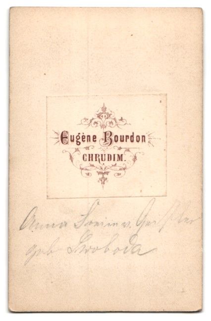 Fotografie & Manifesti: Fotografie Eugène Bourdon, Chrudim, Ann – Usato da Berlin venduto da bartko-reher 1