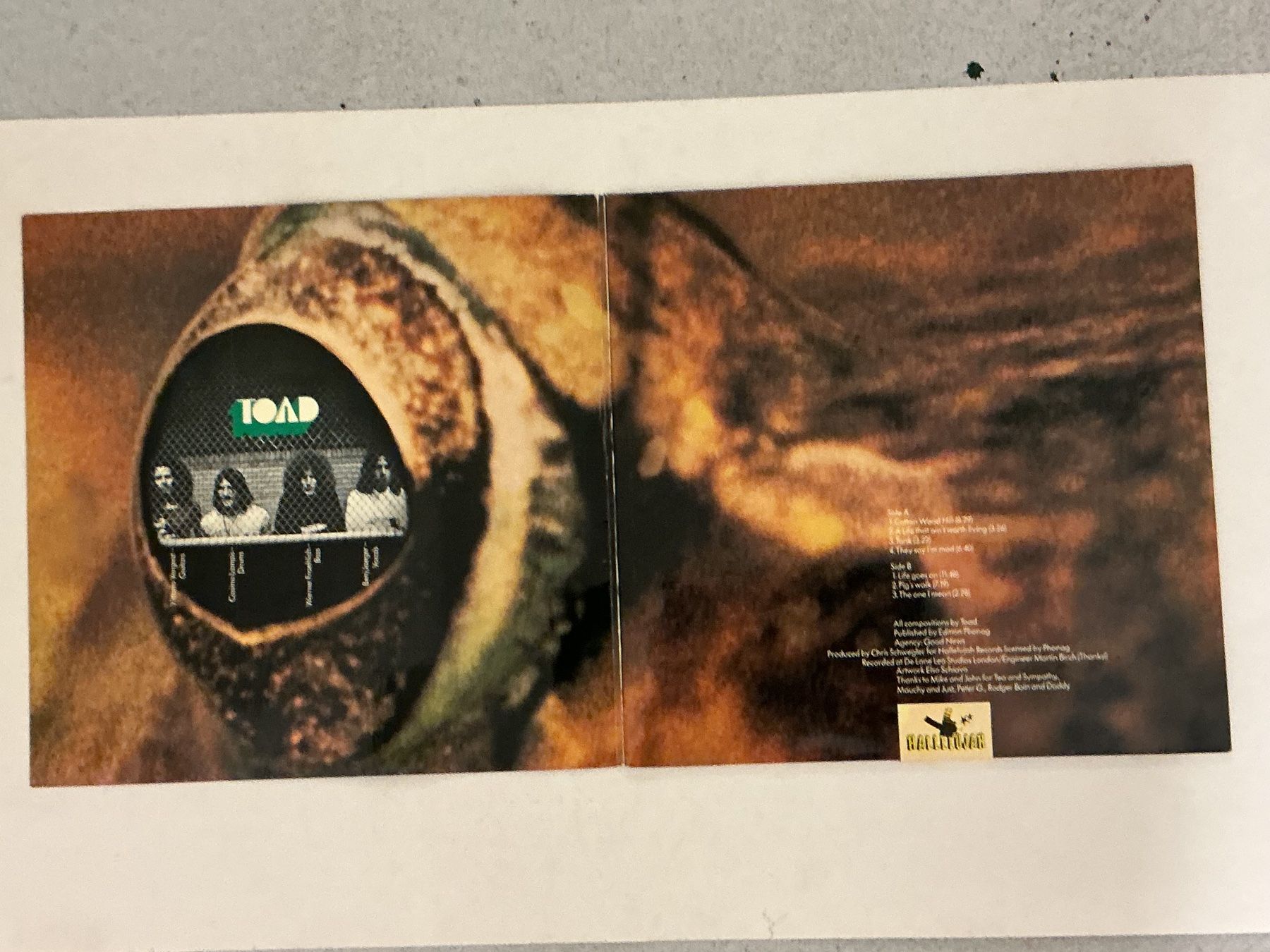 Schallplatten: Toad LP❗️EXTREM RARE❗️LP NM- – Gebraucht aus Winterthur von Tumko-Vinyl 1