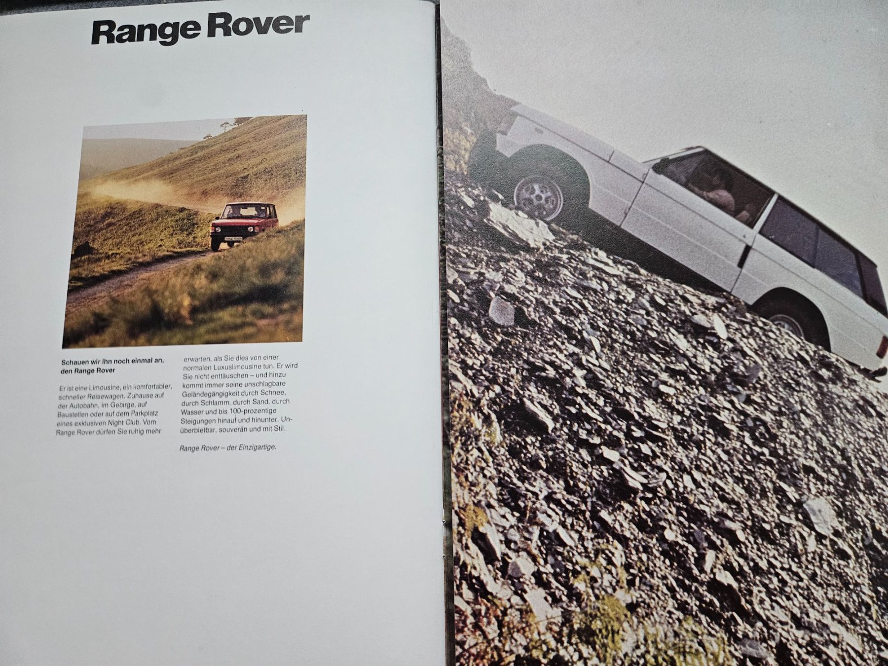 Land Rover Documenti: Range Rover 3.5 2 Door  Prospekt  1980  xa – Usato da Flawil venduto da sr1_f6st 6