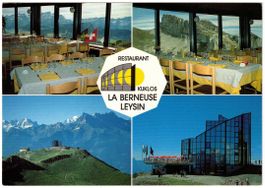 Leysin - 4 Bild AK Berneuse