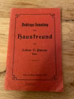 Antikes Heft Nachtrags Sammlung Hausfreund Lehrer C. Patzen