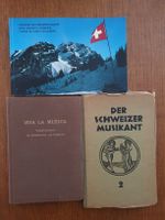 3 x Schweizer Liederbücher 1933/1948 1. Auflage