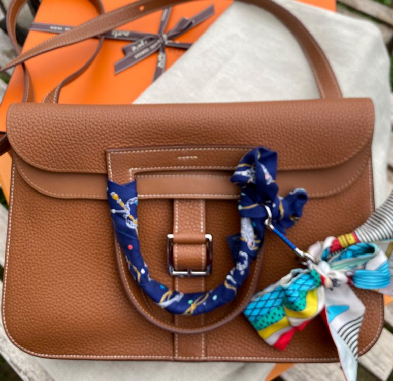 DGAZ Organisateur De Sac à Main En Soie Pour Hermès Halzan - 32 Couleurs Personnalisables