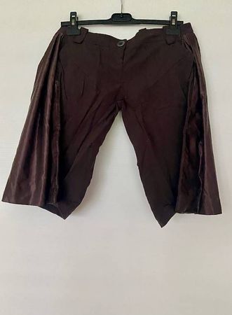 Patrizia Pepe Capri Hose kurz braun Gr S