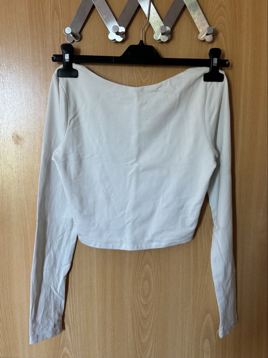 Bershka Maglioni & Felpe: Langarmshirt weiss Grösse S  – Nuovo (secondo la descrizione) da Ins venduto da maximal_30CHF