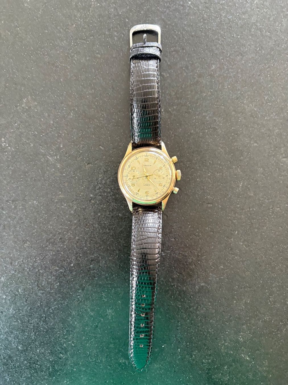 Orologi: Urech Chronograph 70er Jahre 36 mm – Usato da Arzier-Le Muids venduto da Pharmland 2