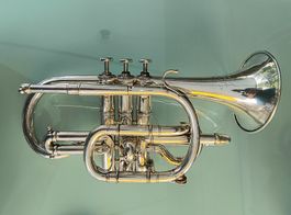 Rarität: B-Kornett „Millereau Paris“ – Import H.D. Douglas