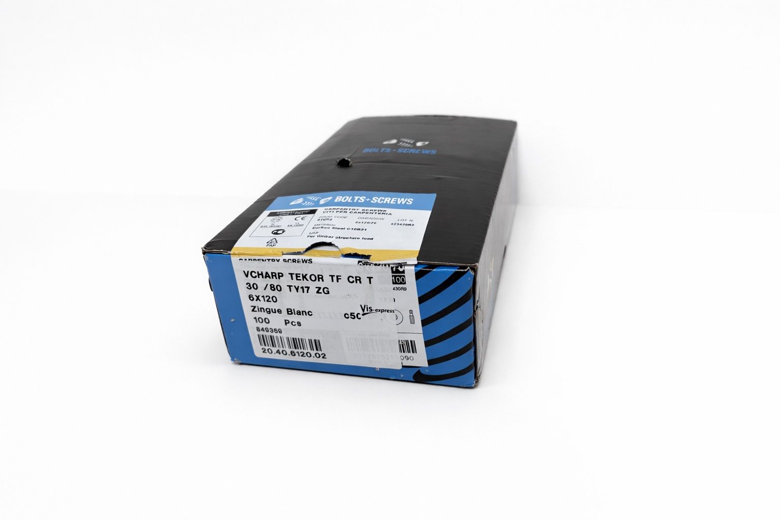 Ferramenta: Spanplattenschrauben 6x120 Torx TX30, 100 Stück – Nuovo e nell'imballaggio originale da Wittenbach venduto da schrauben-koenig