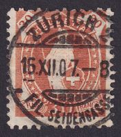 96A mit Vollstempel ZÜRICH FIL. SEIDENGASSE  ZH