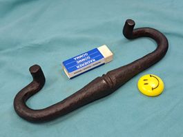 1 antiker Truhen Griff, 21.5cm, Schmiedeisen (LOT1688#TBS1)