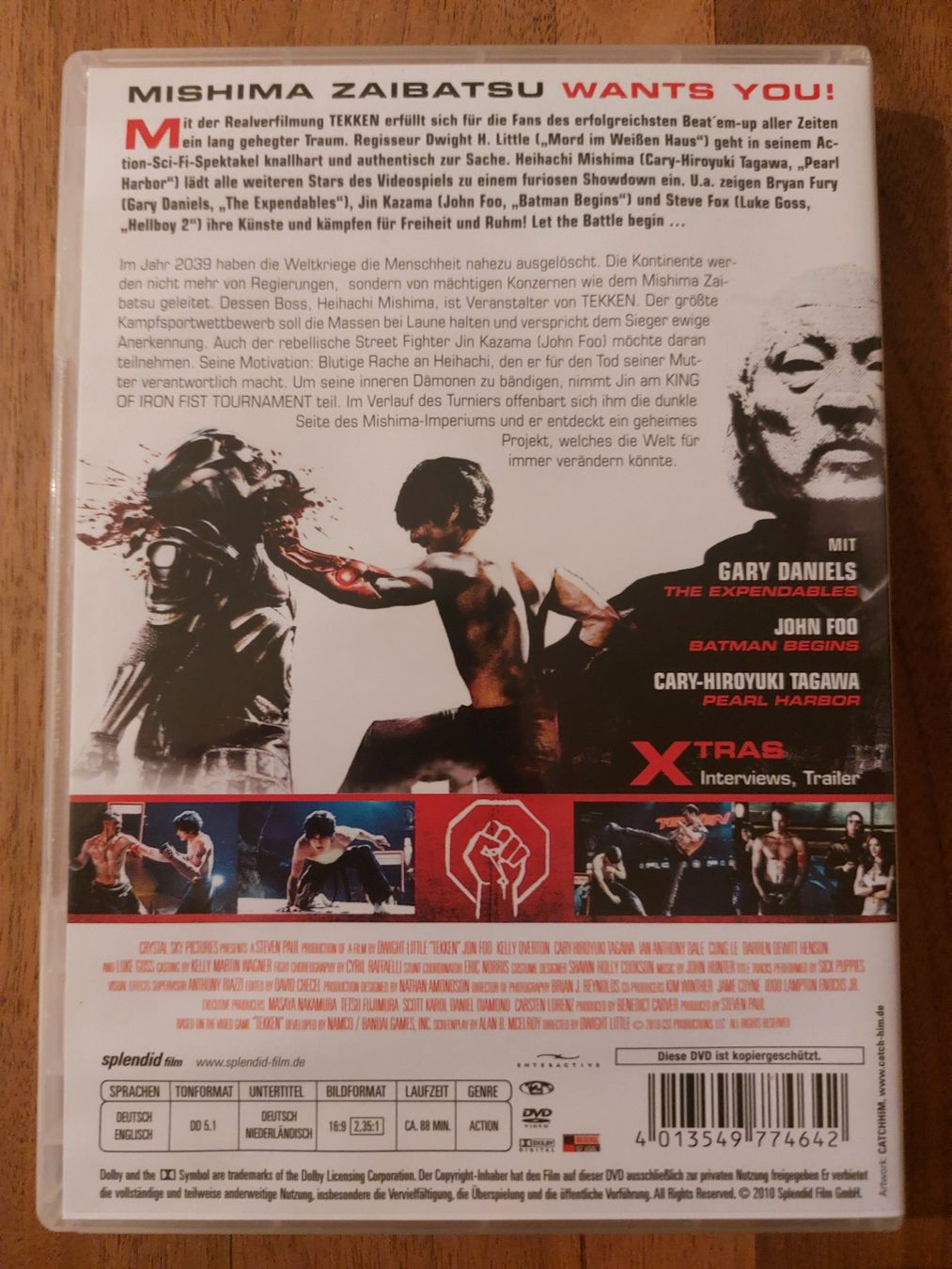Tutti i DVDs: DVD - Tekken – Usato da Rheinfelden venduto da Onyx74 1