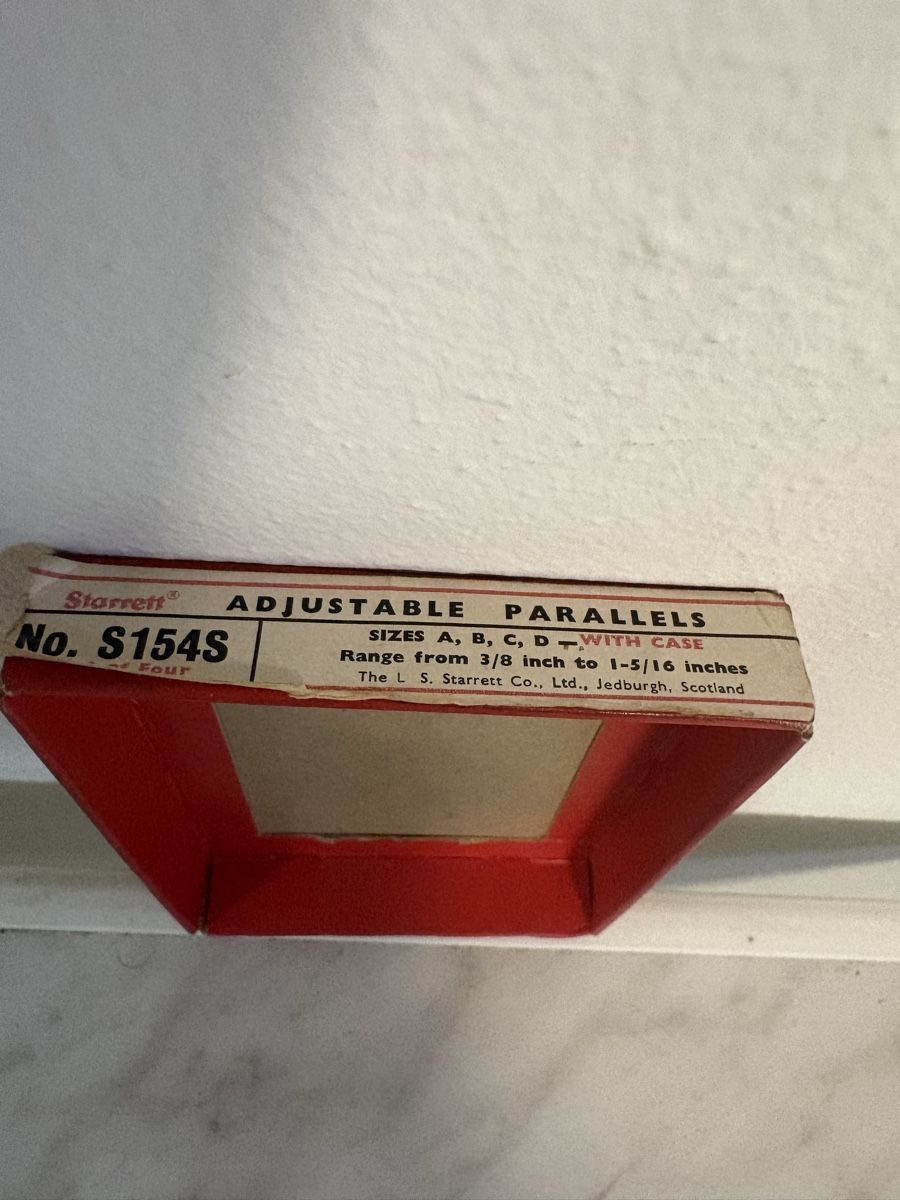 Alle Werkzeuge: Starrett S154S einstellbare Parallels Set 4 Stück mit Hülle – Gebraucht aus Schaffhausen von Simmel80 1