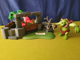 Playmobil Burg,Troll,Drachen M12