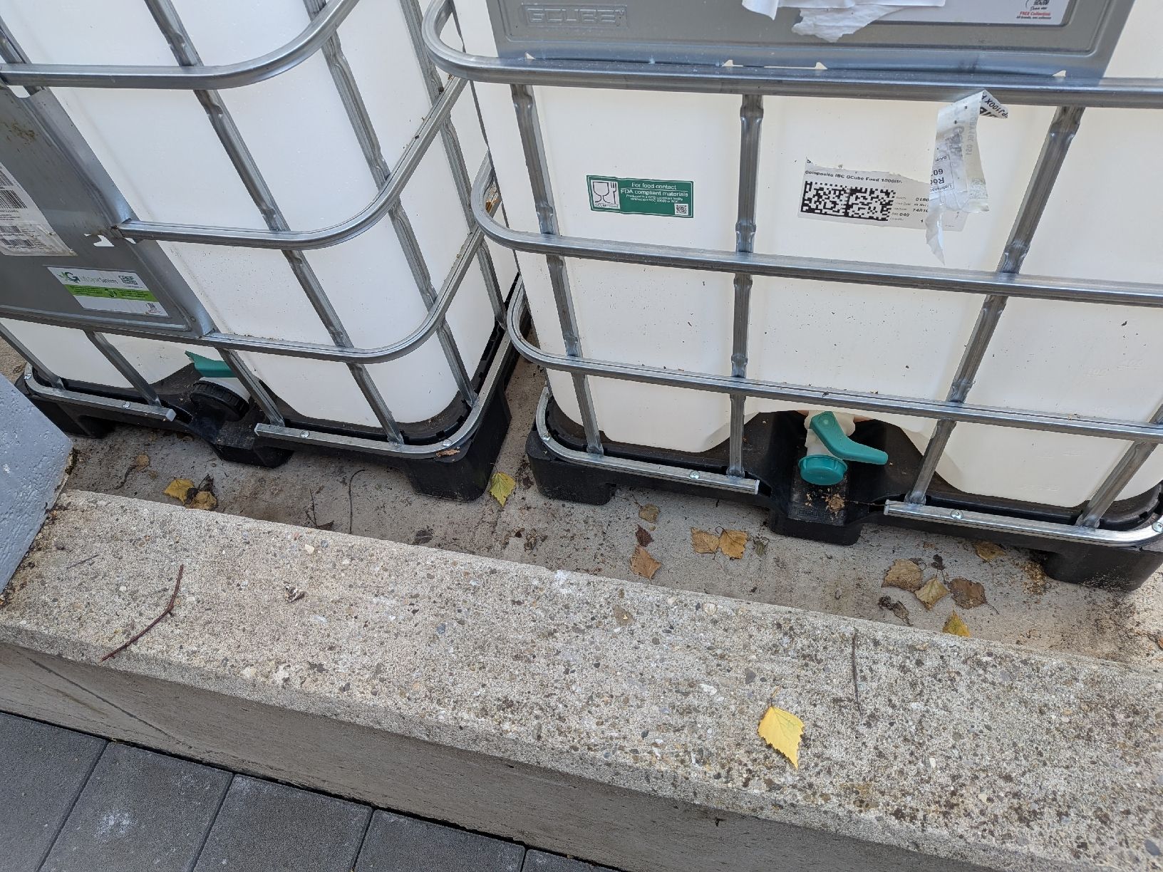 Abbeveratoi e trogoli: IBC Container 1000L mit Hahn gebraucht 2 Stück  – Usato da Schüpbach venduto da nando.moser 2
