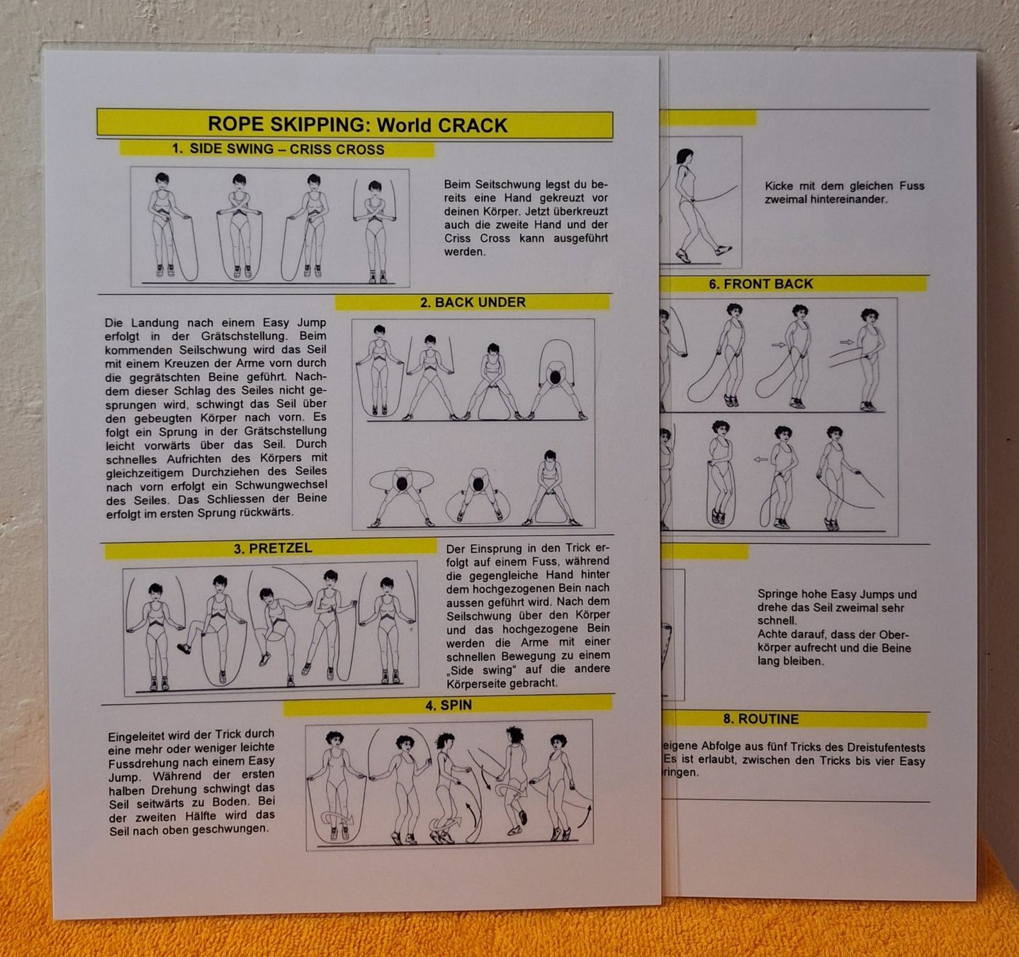 Corde per saltare: 18 ROPE SKIPPING Lernkarten-Set – Usato da Muri AG venduto da Edlerweiss 2