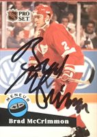 Brad McCrimmon 1959-2011 NHL Autogramm Sammelkarte 6x9cm