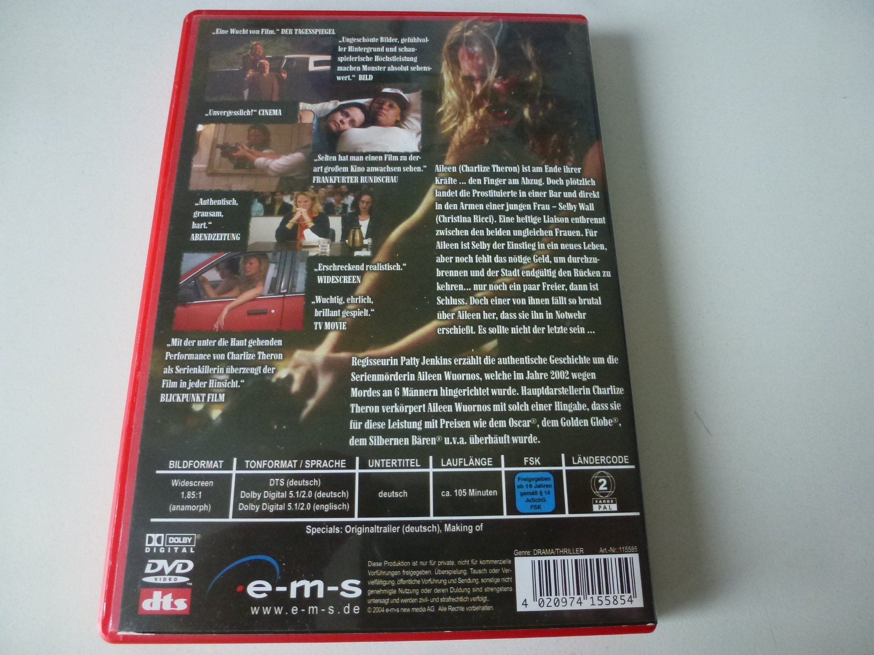 Tutti i DVDs: Monster (DVD) – Nuovo (secondo la descrizione) da Bern venduto da Frebo 1