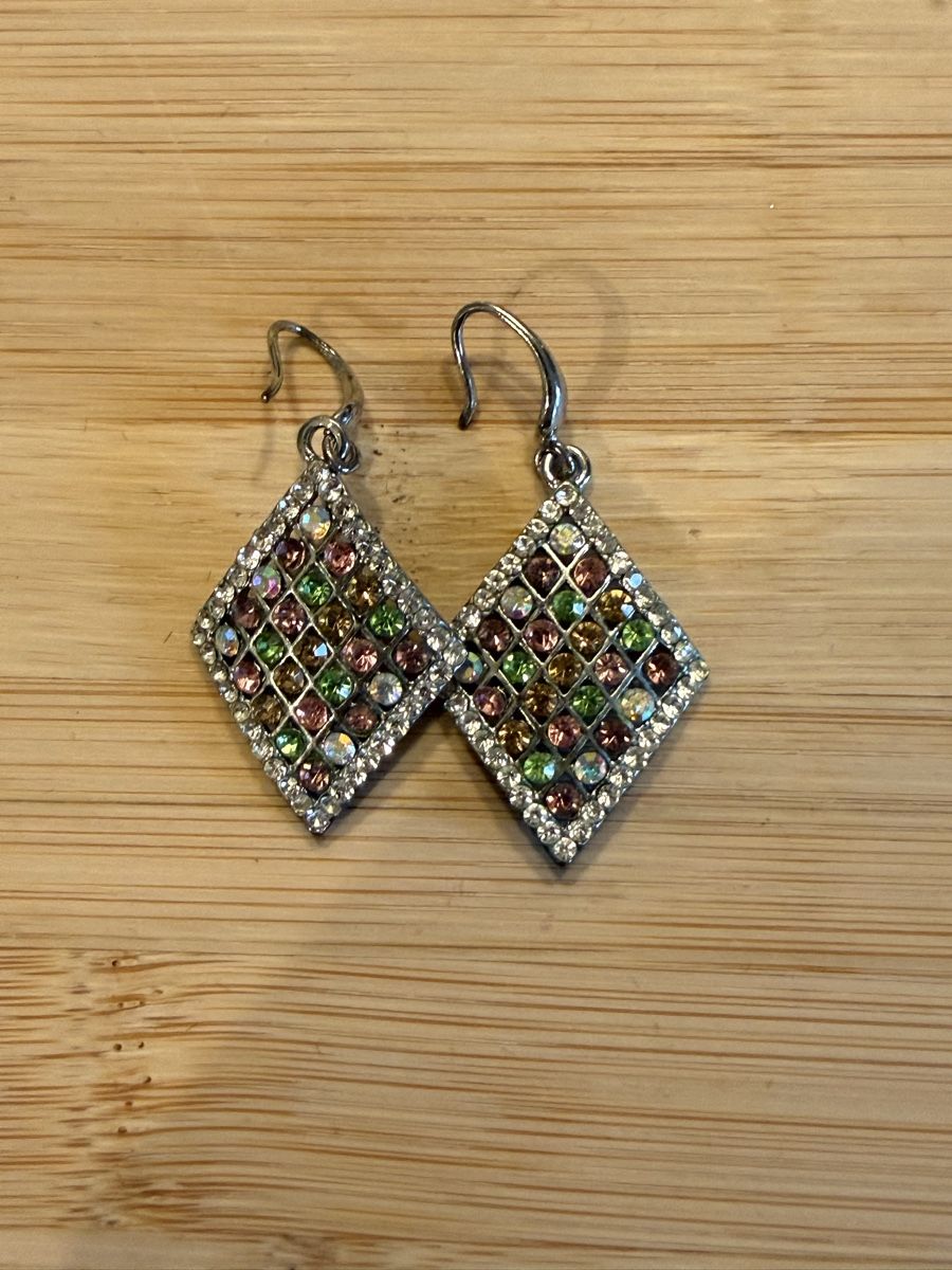 Orecchini pendenti & Orecchini a lobo: Modeschmuck - Ohrringe mit bunten Steinen – Usato da Basel venduto da zukk_
