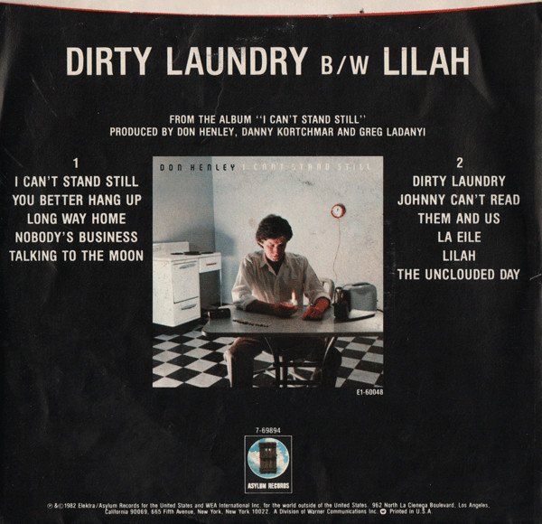 Vinyles: Henley Don: Dirty Laundry 7" – D'occasion à Steinhausen par Vilivinili 1