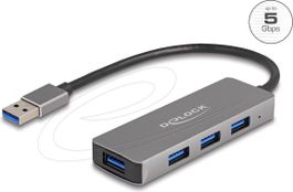 Hub USB 3.0 / 4 ports 5 Gbps Delock 63171 NEU NEUF