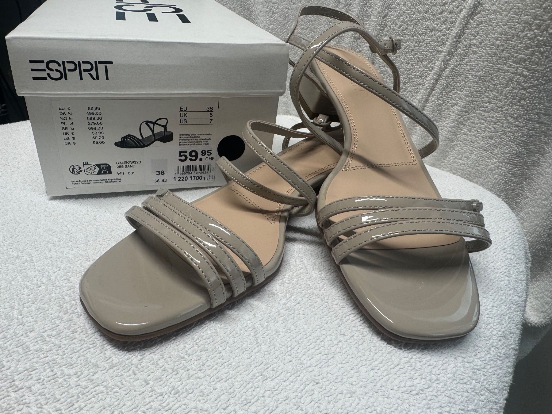Esprit Damenschuhe: Sandale Esprit Gr. 38 / NEU / UVP 59.95 – Neu und originalverpackt aus Zäziwil von blackpearl 2