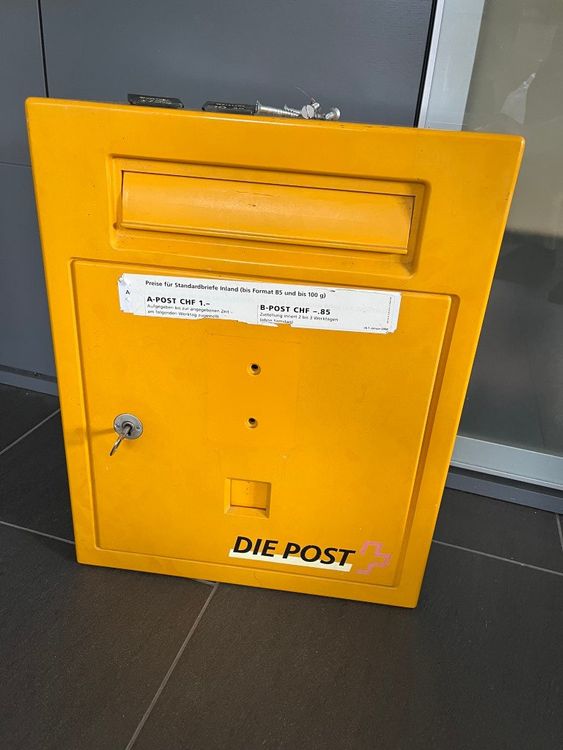 Original PTT Post Briefkasten aus Arosa in gutem Zustand | Kaufen auf ...