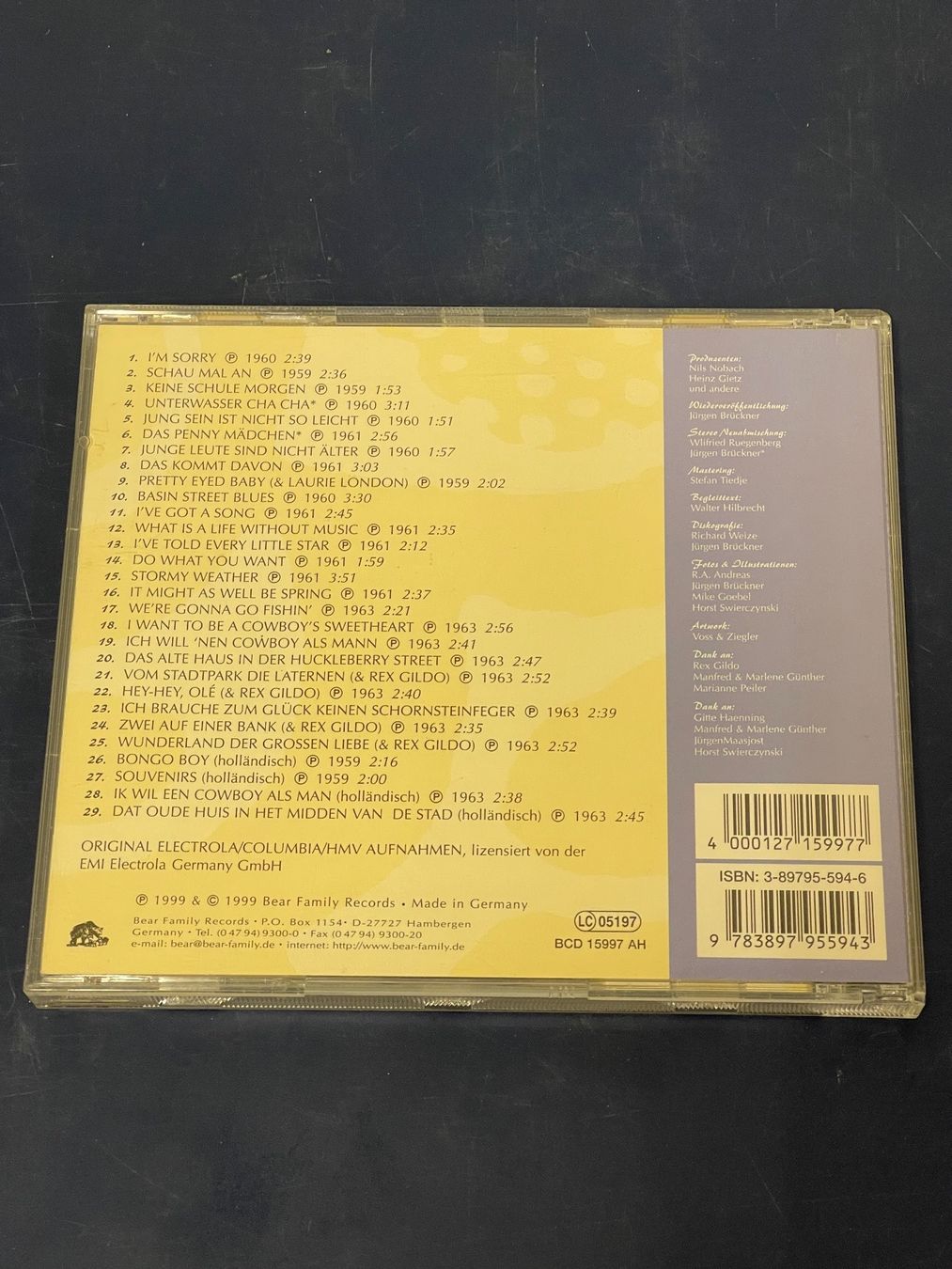 CD: Gitte - Ich will‘ nen Cowboy als Mann – Usato da Rüti ZH venduto da alumedien 1