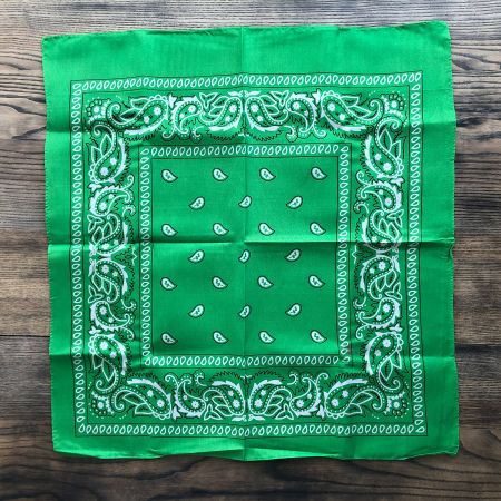 NEU Retro Bandana Nickituch hellgrün