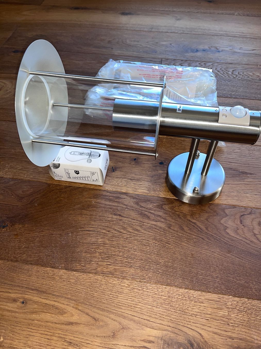 Lampade: Schöne Edelstahl Aussenleuchte, +++NEU+++ ! – Nuovo e nell'imballaggio originale da Büsserach venduto da Cabstardwarf3 3