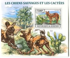 Block "Wildhunde & Kakteen". Burundi.