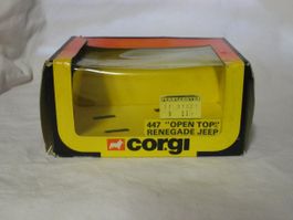 CORGI TOYS  NR. 447  JEEP  LEERE SCHACHTEL  GUT ERHALTEN