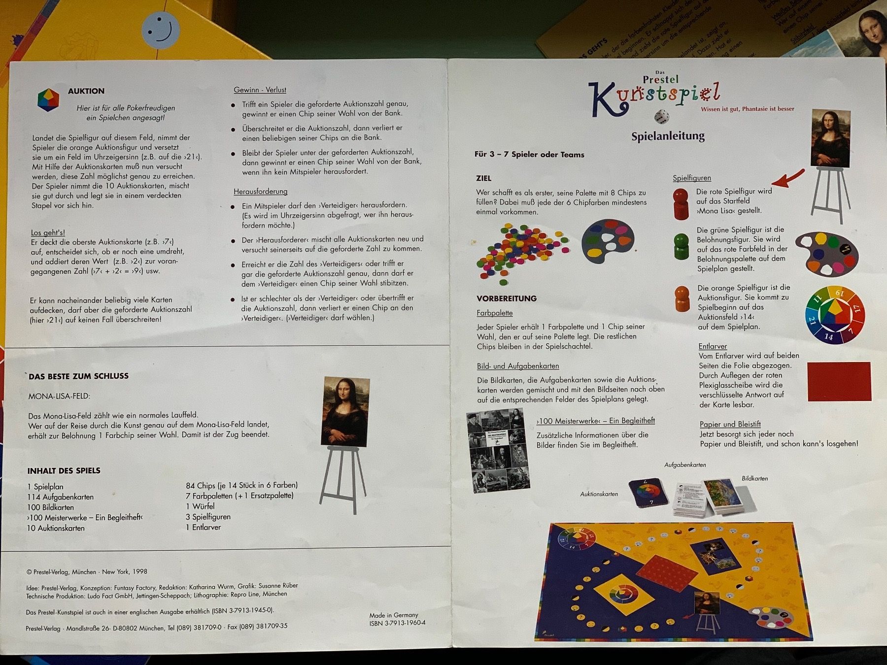 Jeux: Kunstspiel – D'occasion à Gais par FidelCastro2 2