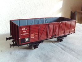 2 Güterwagen braun  ETS Spur 0 ohne OVP