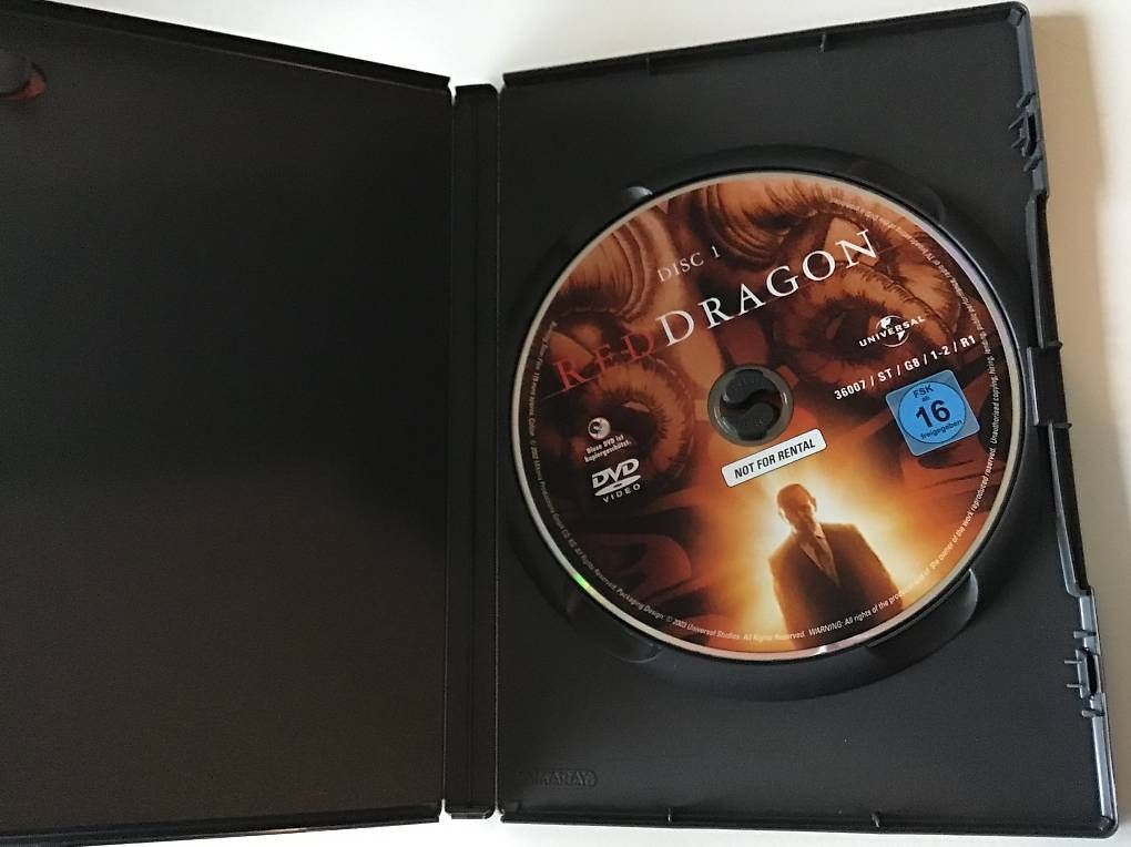 Tutti i DVDs: Roter Drache - Red Dragon [DVD] – Usato da Zürich venduto da audn 2