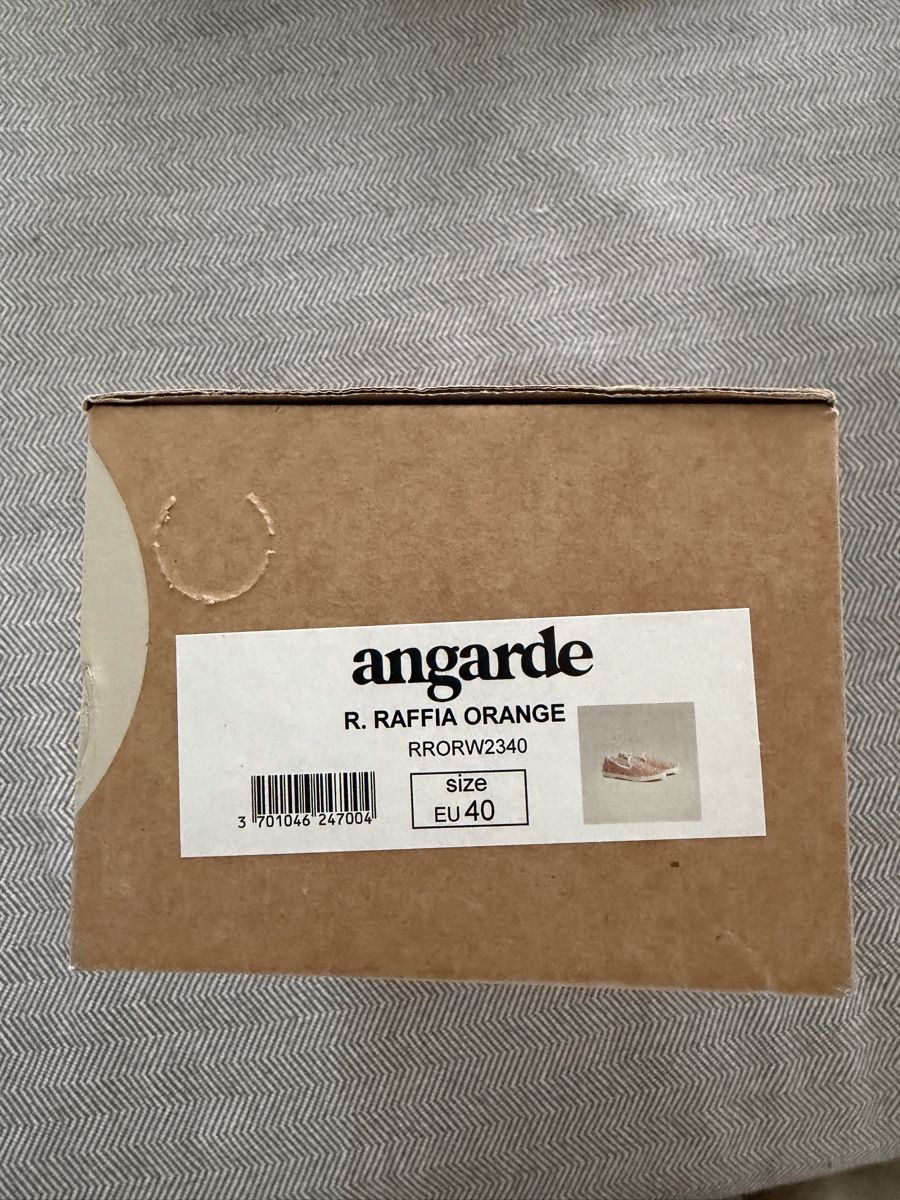 Scarpe da uomo: Angarde R. Raffia Orange Espadrilles EU 40 new – Nuovo (secondo la descrizione) da Zürich venduto da ag462 5