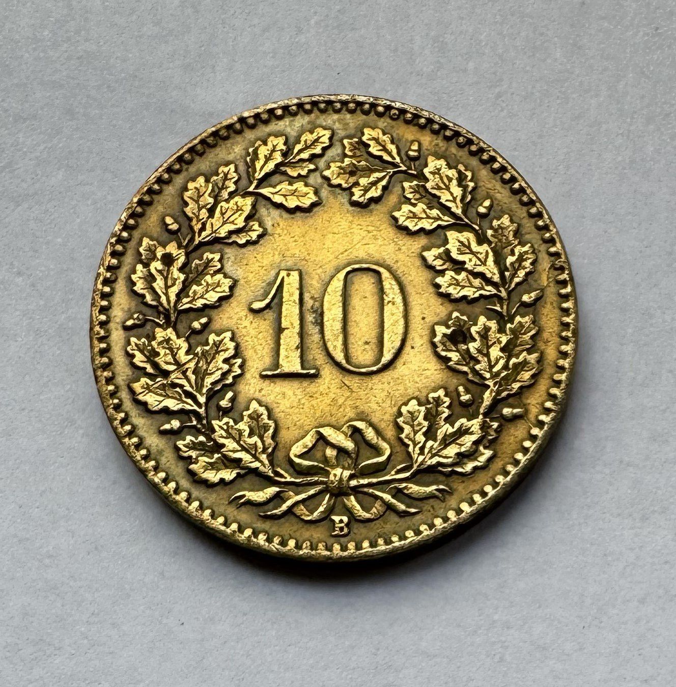 Toutes les monnaies: 1918 10 Rappen Messing vz – D'occasion à Kirchberg SG par Zenhad69 1