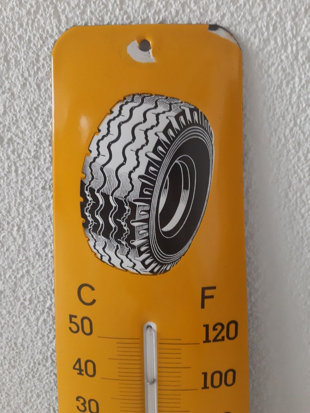 Pirelli Insegne: Altes Emailschild Thermometer Veith Reifen – Usato da Schenkon venduto da Elbarto007 1