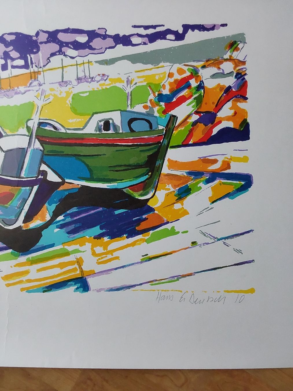 Grafica & Litografie: Hans E. Deutsch. Lithographie 50x70cm. – Usato da Steinach venduto da Chilli1957 3