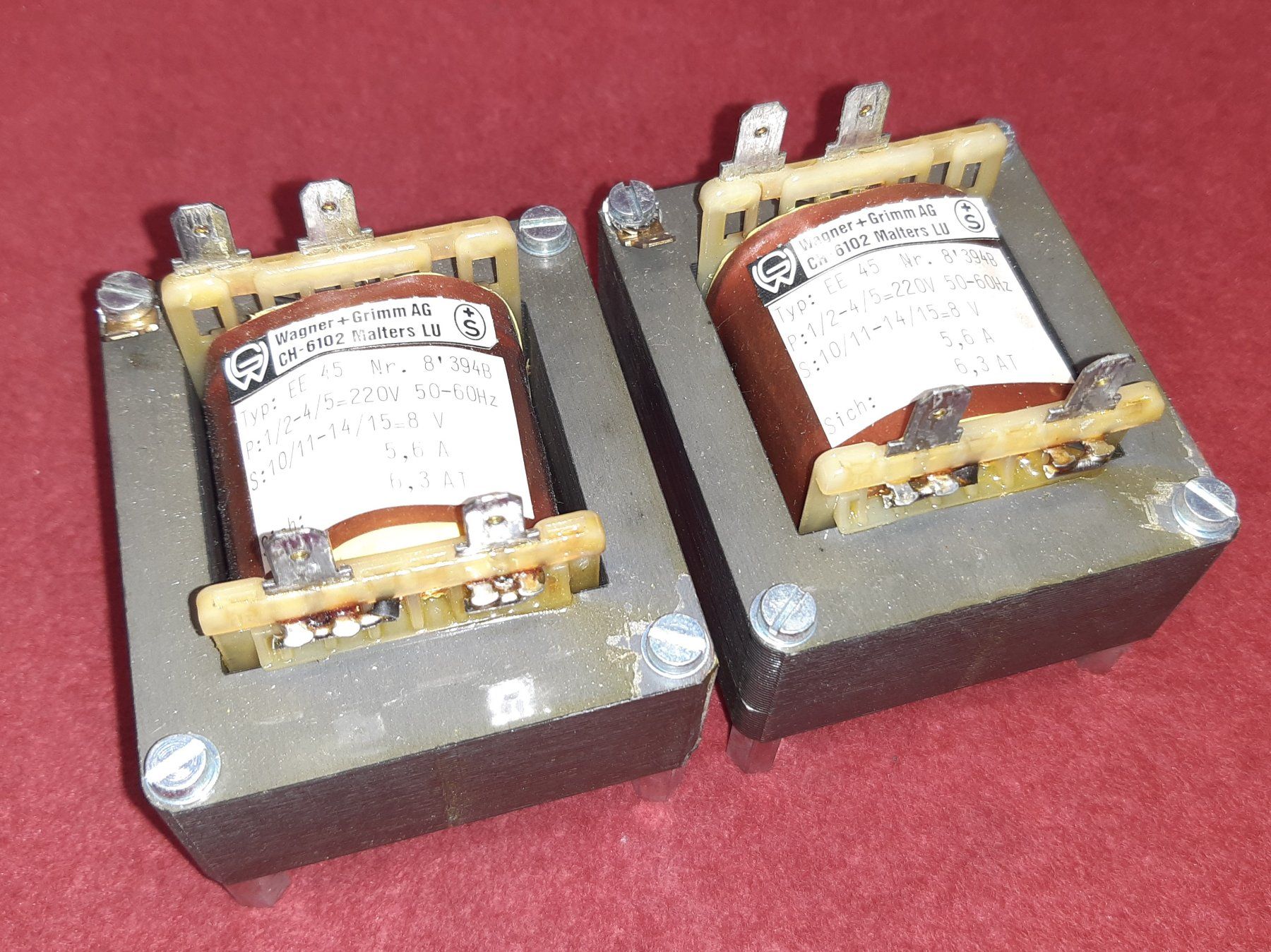 Componenti elettronici: Transformatoren 2 Stück evtl. ungebraucht! – Usato da Lohn-Ammannsegg venduto da Molch7 1