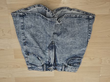 Dotti Denim Jeansshorts Grösse 4 verwaschener Look