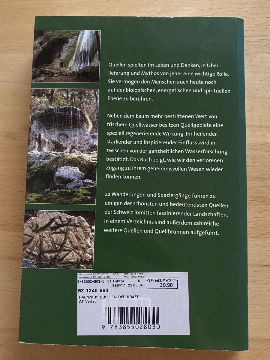 Libri: Quellen der Kraft - Pier Hänni – Usato da Schwarzenburg venduto da Michellu 1