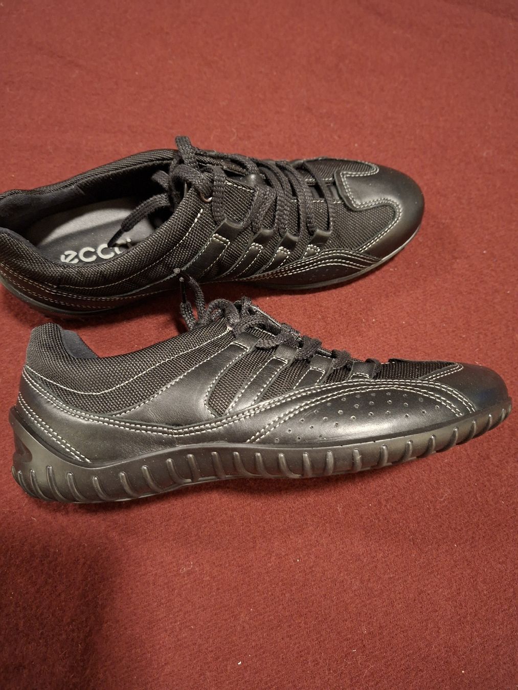 Ecco Scarpe da donna: Ecco Sneaker, Leder, schwarz, Gr. 37, neu – Nuovo e nell'imballaggio originale da Wolfhalden venduto da Irma-s-best 1