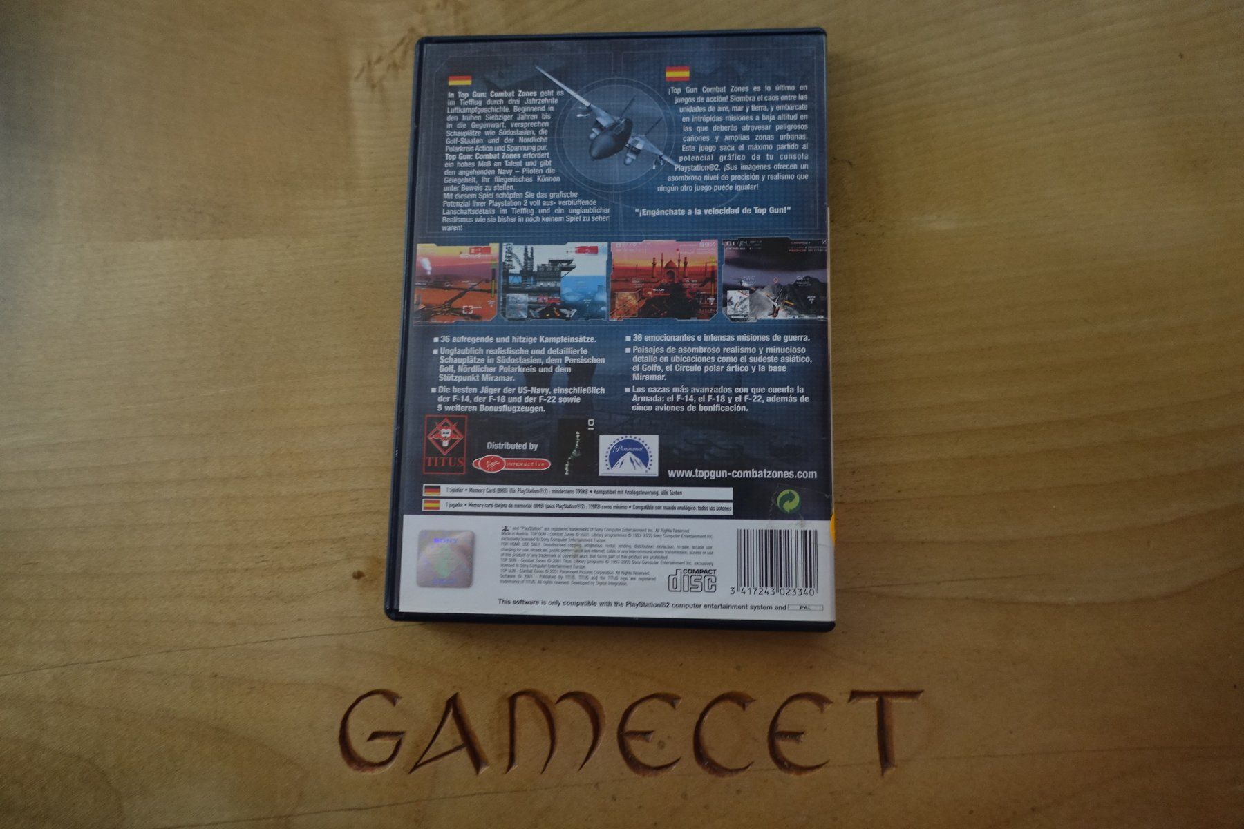 Sony Giochi: Top Gun: Combat Zones – Usato da Steinach venduto da Gamecet 2