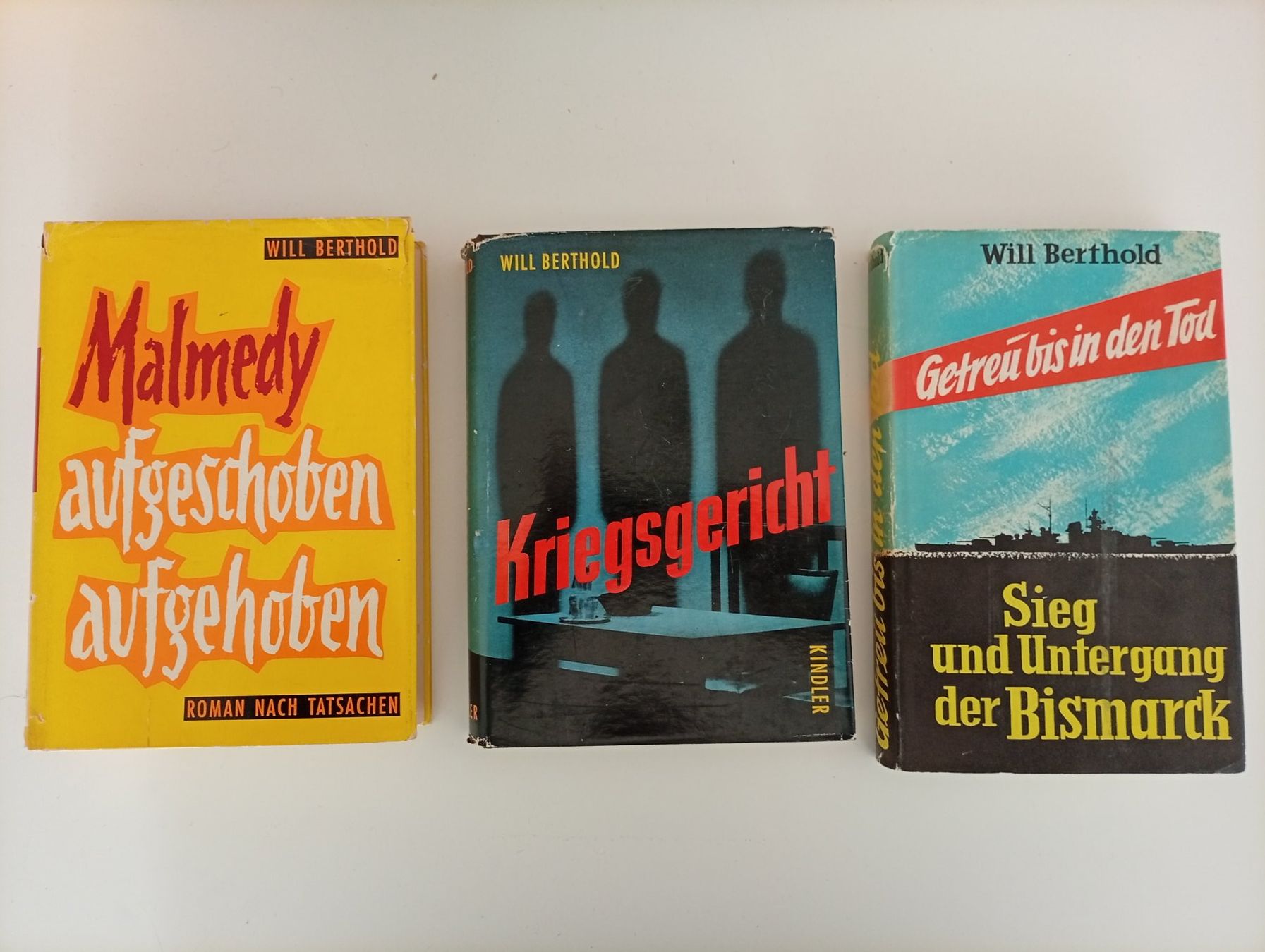 Livres: Will Berthold, drei Vintage-Ausgaben – D'occasion à Locarno par edn.vintage