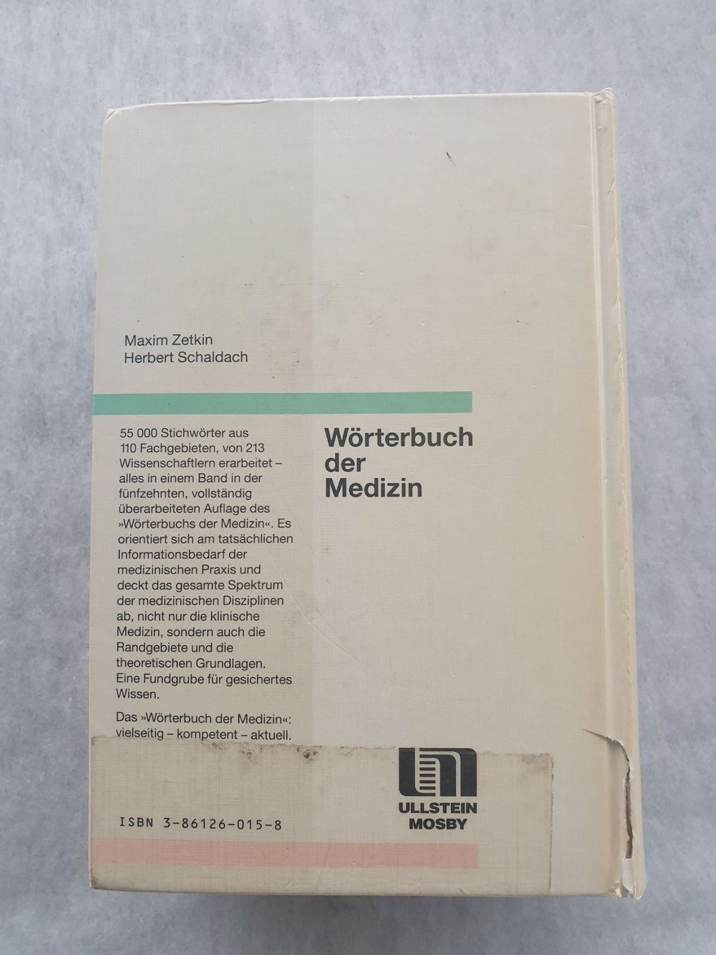 Libri: Wörterbuch der Medizin – Usato da Steinhausen venduto da joseph-sen 1