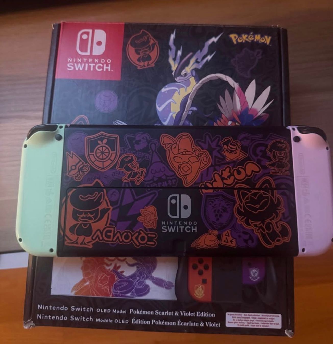 Nintendo Console: Switch oled édition Pokémon écarlate violet – Usato da Plan-les-Ouates venduto da mel_qwf2 3