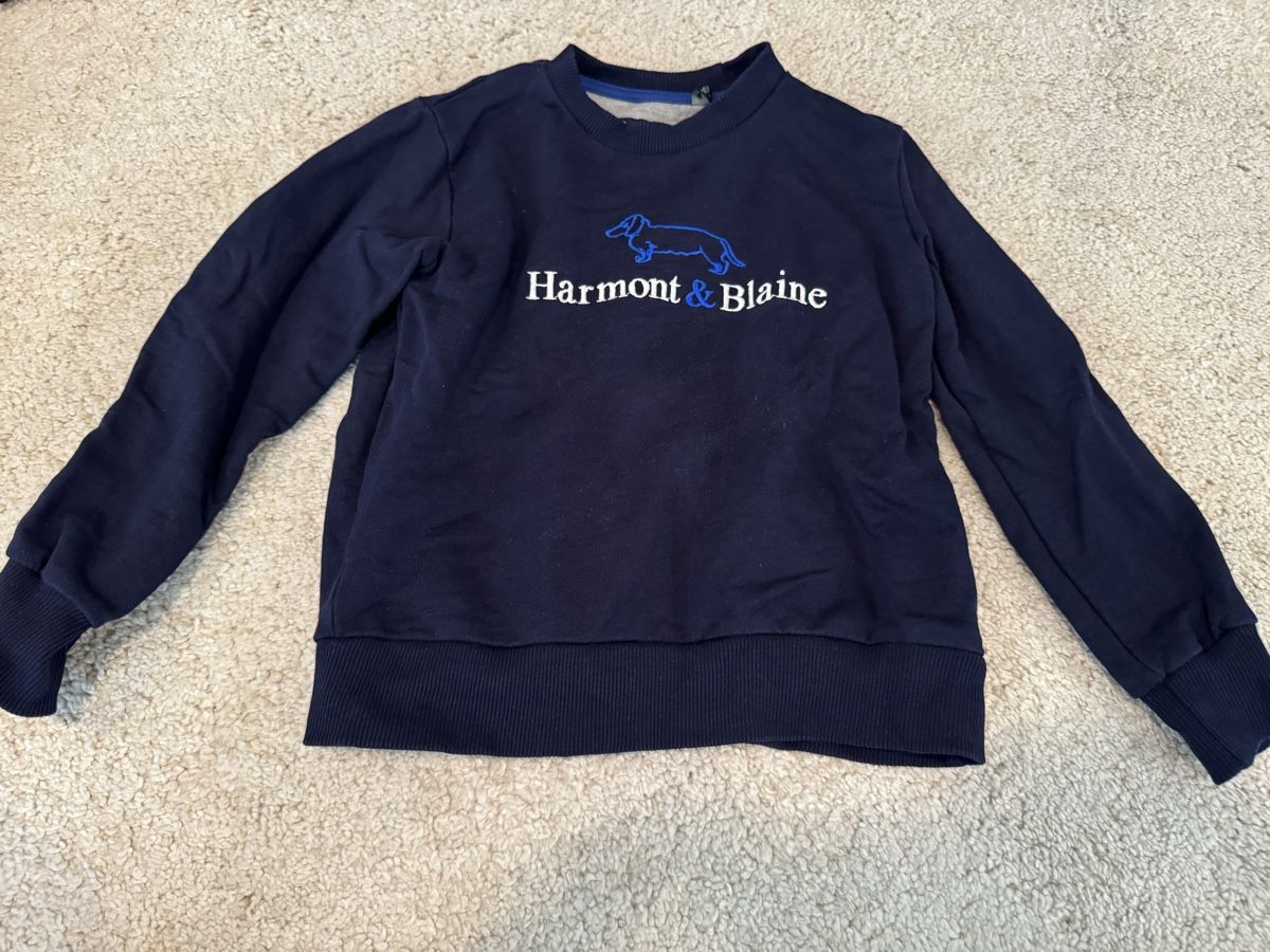 Maglioni & Felpe: Harmont&Blaine Pullover Gr. 104 mit Dackel, neuwertig! – Usato da Küsnacht ZH venduto da ToddyGinger