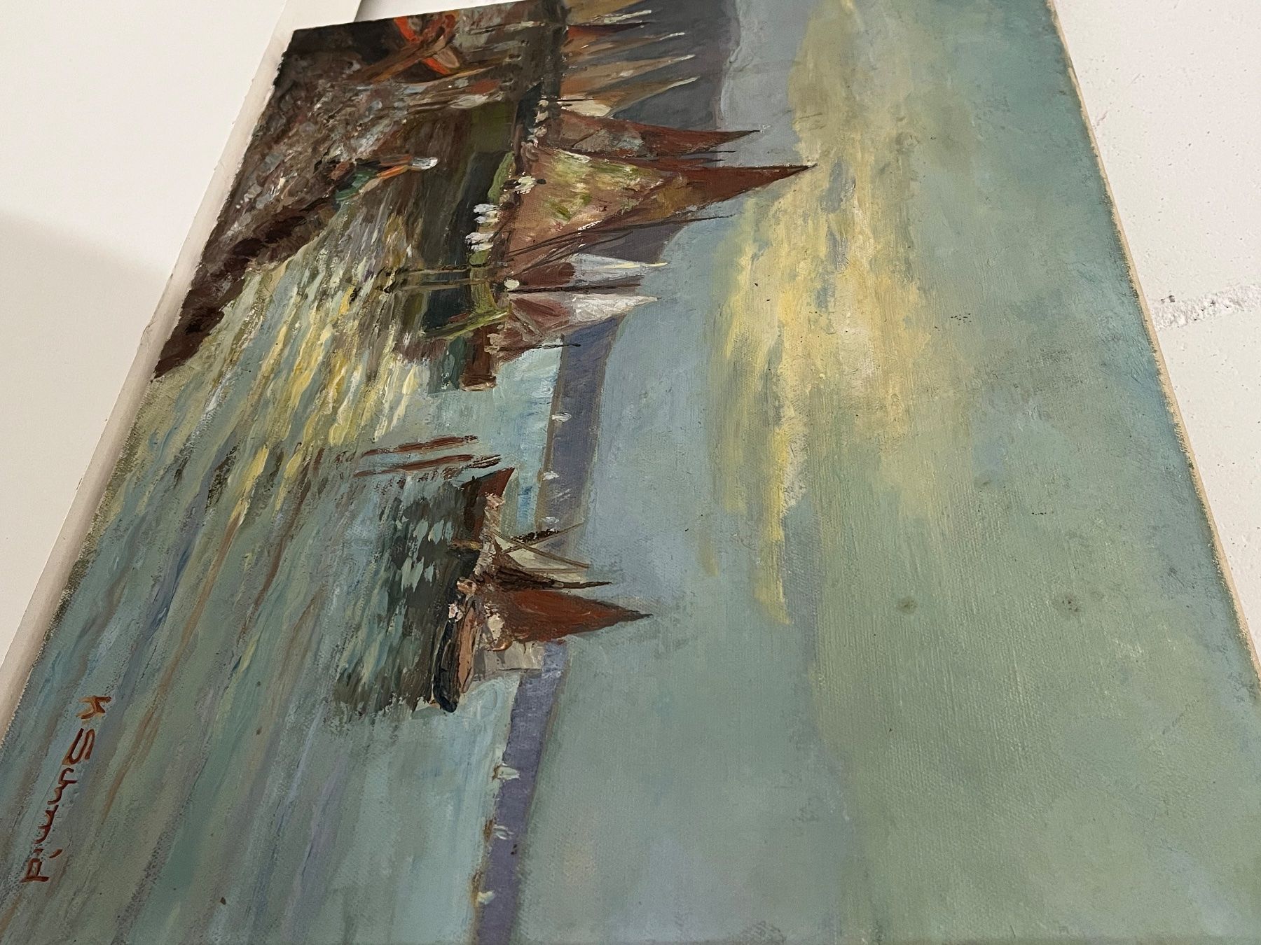 Dipinti: K. Schmid Ölgemälde – Usato da Basel venduto da PAUL_ART 5
