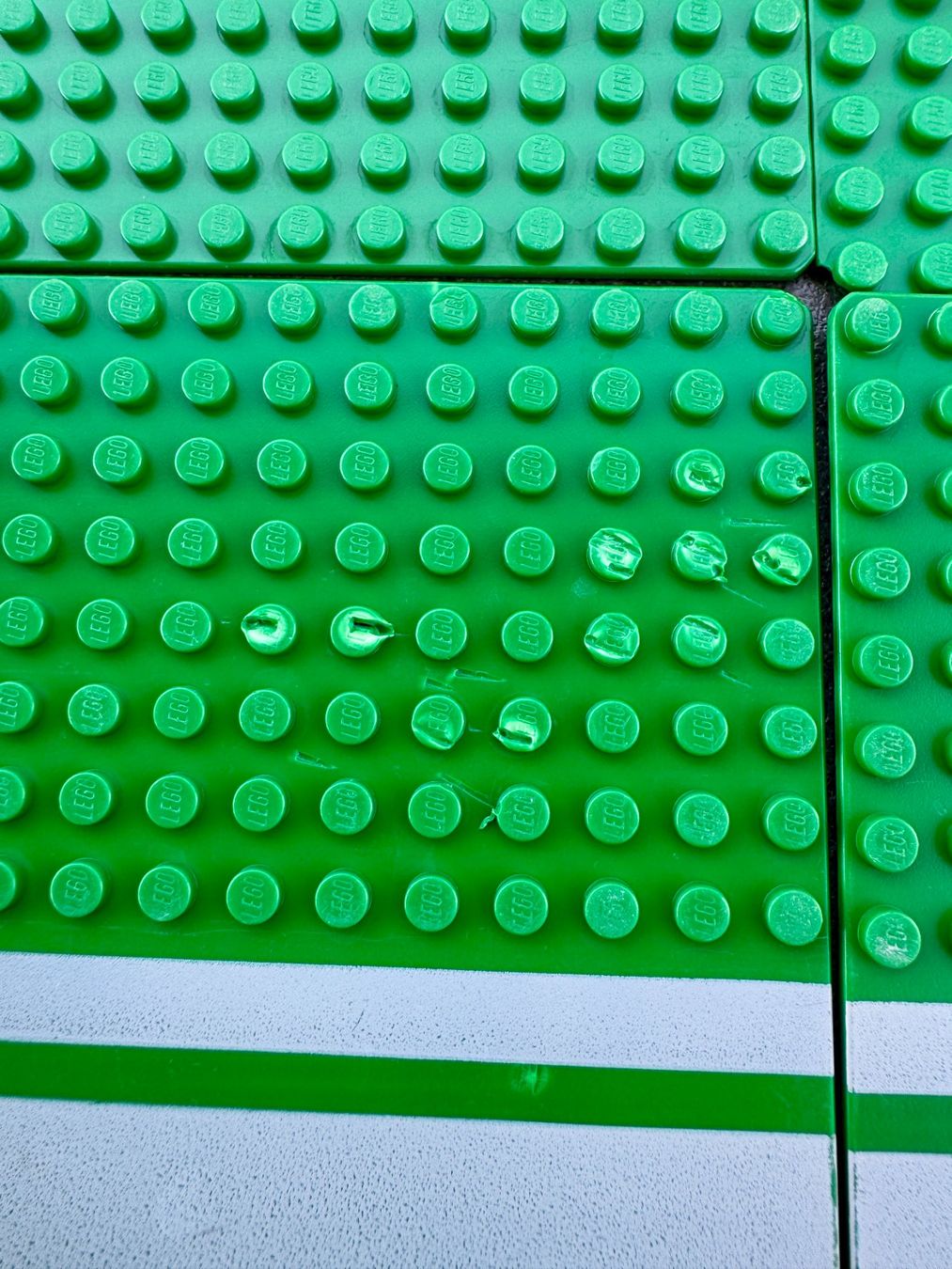 Lego Kit di costruzioni: 11x alte LEGO Strassenplatten Grün – Usato da Rechthalten venduto da hosme_be 5