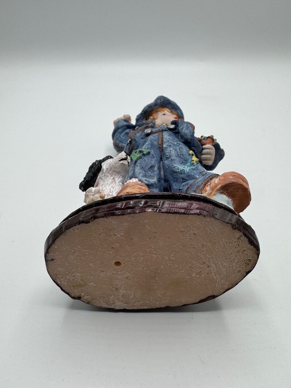Statuette: Figur Junge mit Steinschleuder und Hund – Usato da Sachseln venduto da BONATI01 5